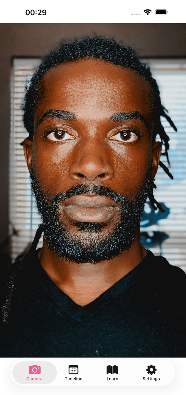 Camera capture screen